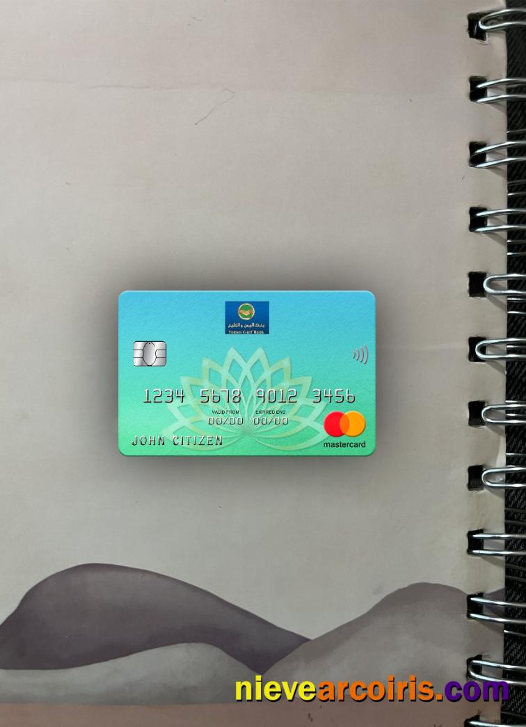 Yemen Gulf Bank mastercard photolook